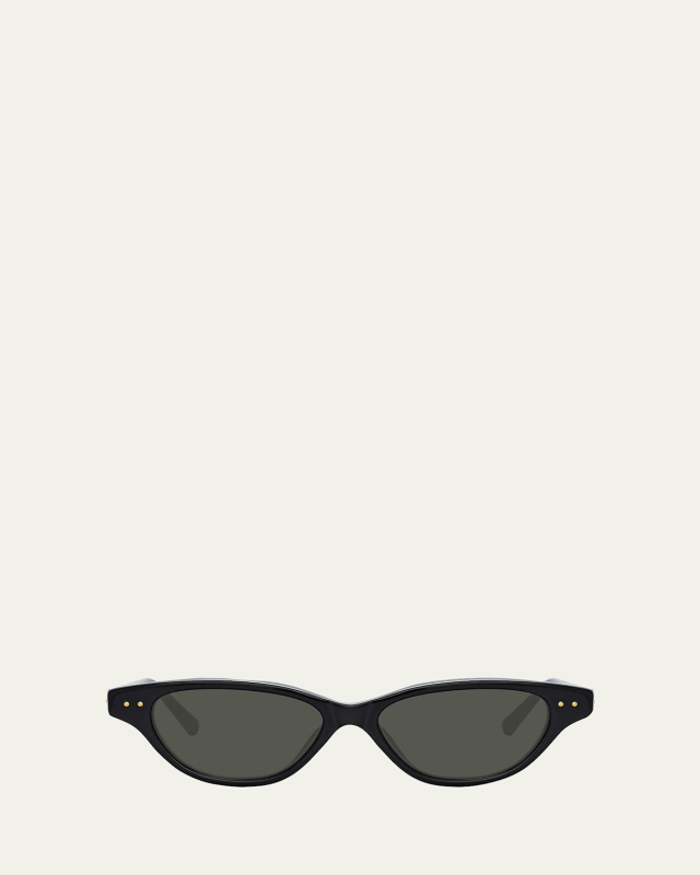 Slim Acetate Cat-Eye Sunglasses
